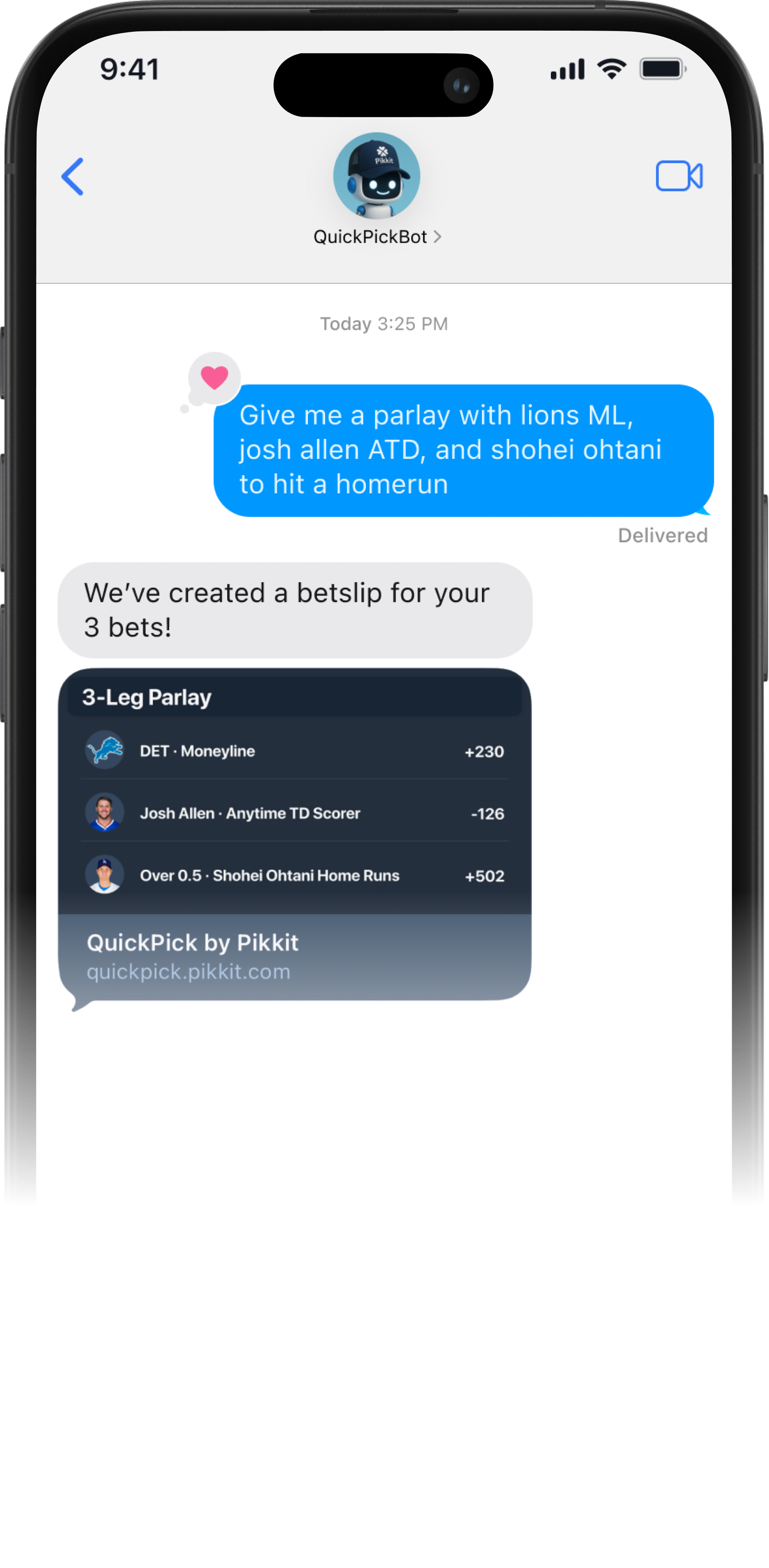 iMessage Screenshot